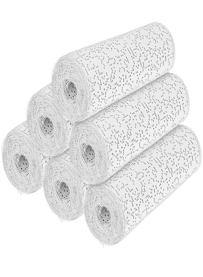 JOUTYFOR 6 Pack Plaster Gauze Bandage for Hobby Craft, Each Roll 6” x 180”Plaster Cloth Rolls Bulk - Image 1